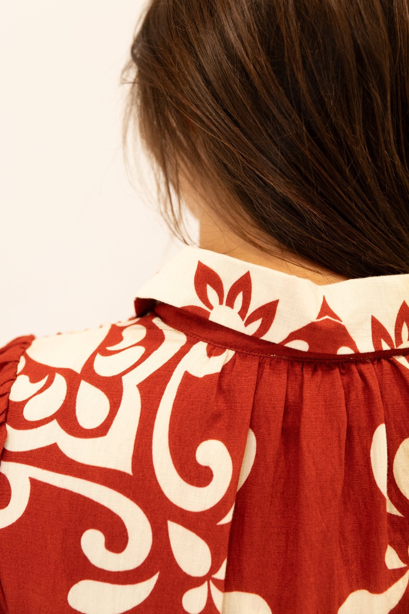 Boho Print Button - Down Mini Dress - Wild Azalea Boutique