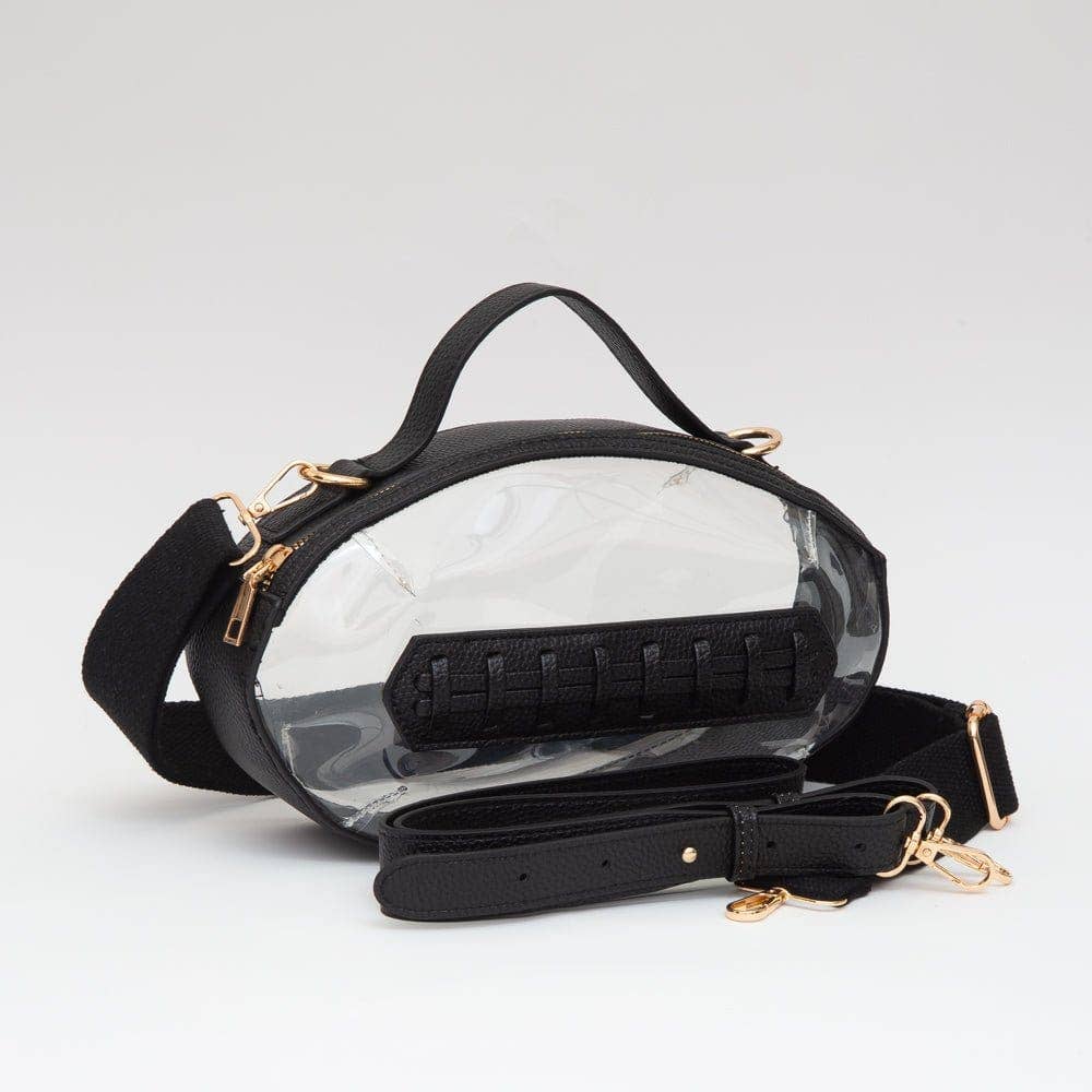 Clear Gameday Football Crossbody Bag - Wild Azalea Boutique