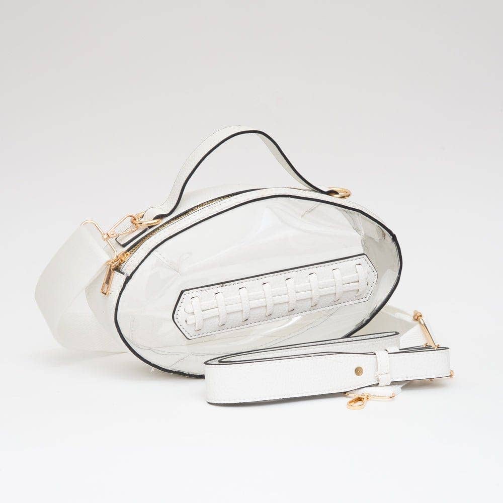 Clear Gameday Football Crossbody Bag - Wild Azalea Boutique