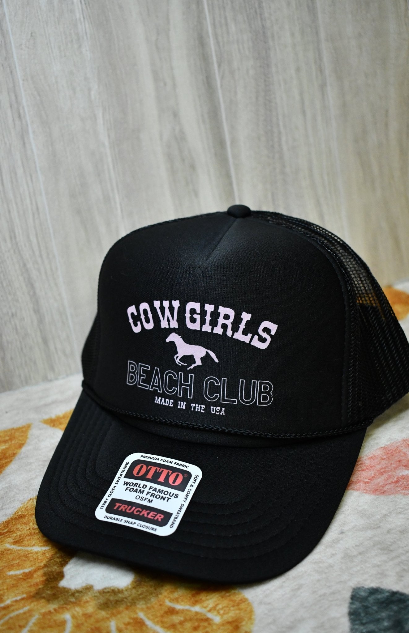 Cowgirls Beach Club Trucker Hat - Wild Azalea Boutique