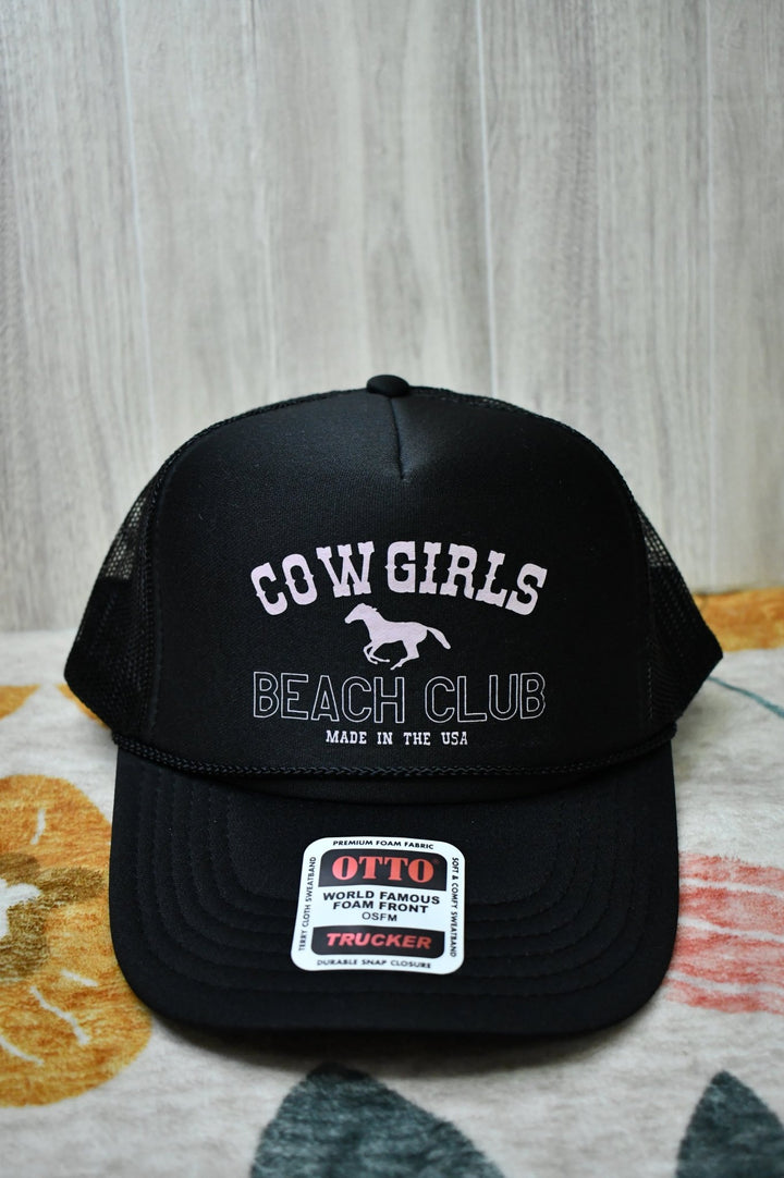 Cowgirls Beach Club Trucker Hat - Wild Azalea Boutique