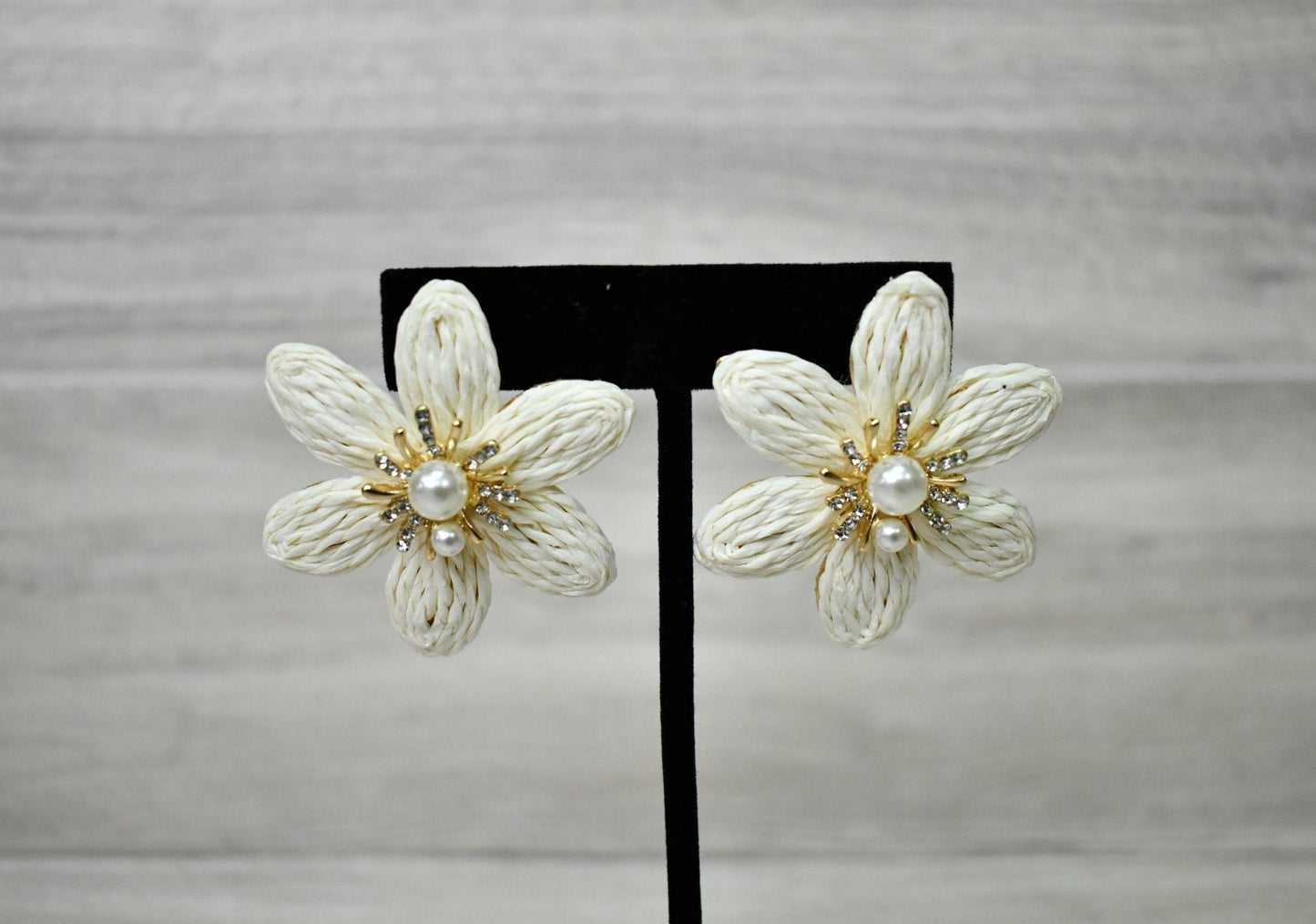 Floral Pearl Bloom Earrings - Wild Azalea Boutique