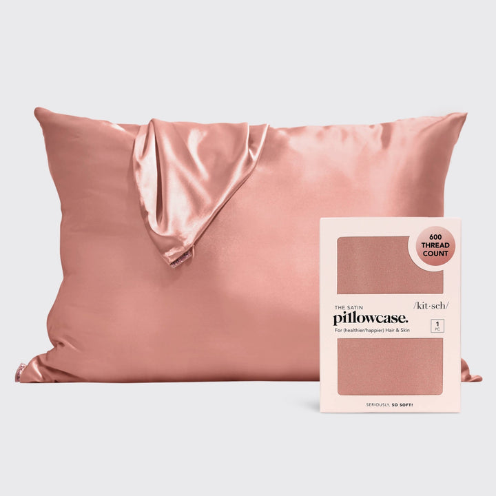 KITSCH Satin Pillowcase - Terracotta - Wild Azalea Boutique