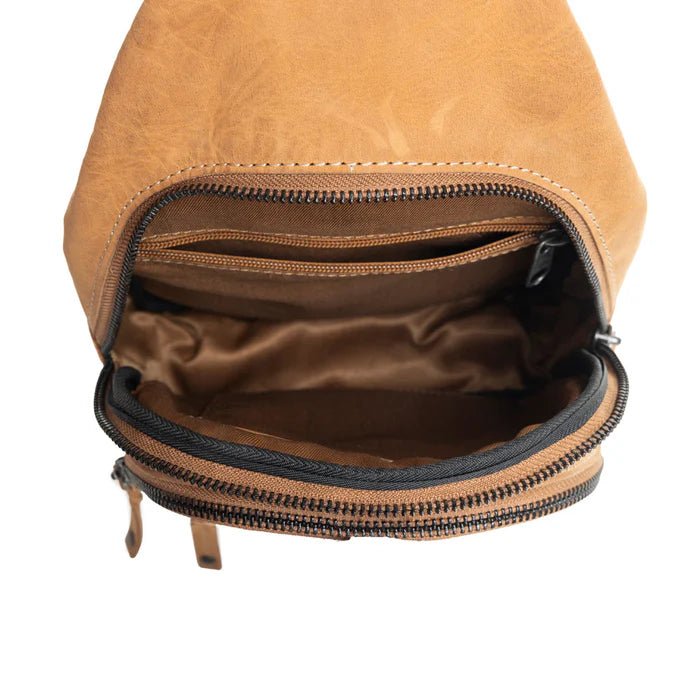 Leather Antelope Trail Sling Bag - Wild Azalea Boutique