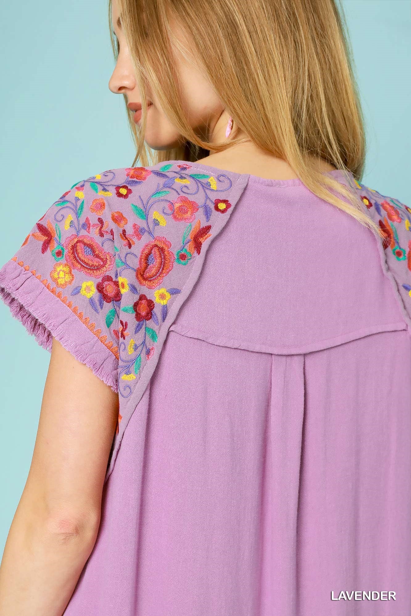 Linen Floral Dress - Wild Azalea Boutique