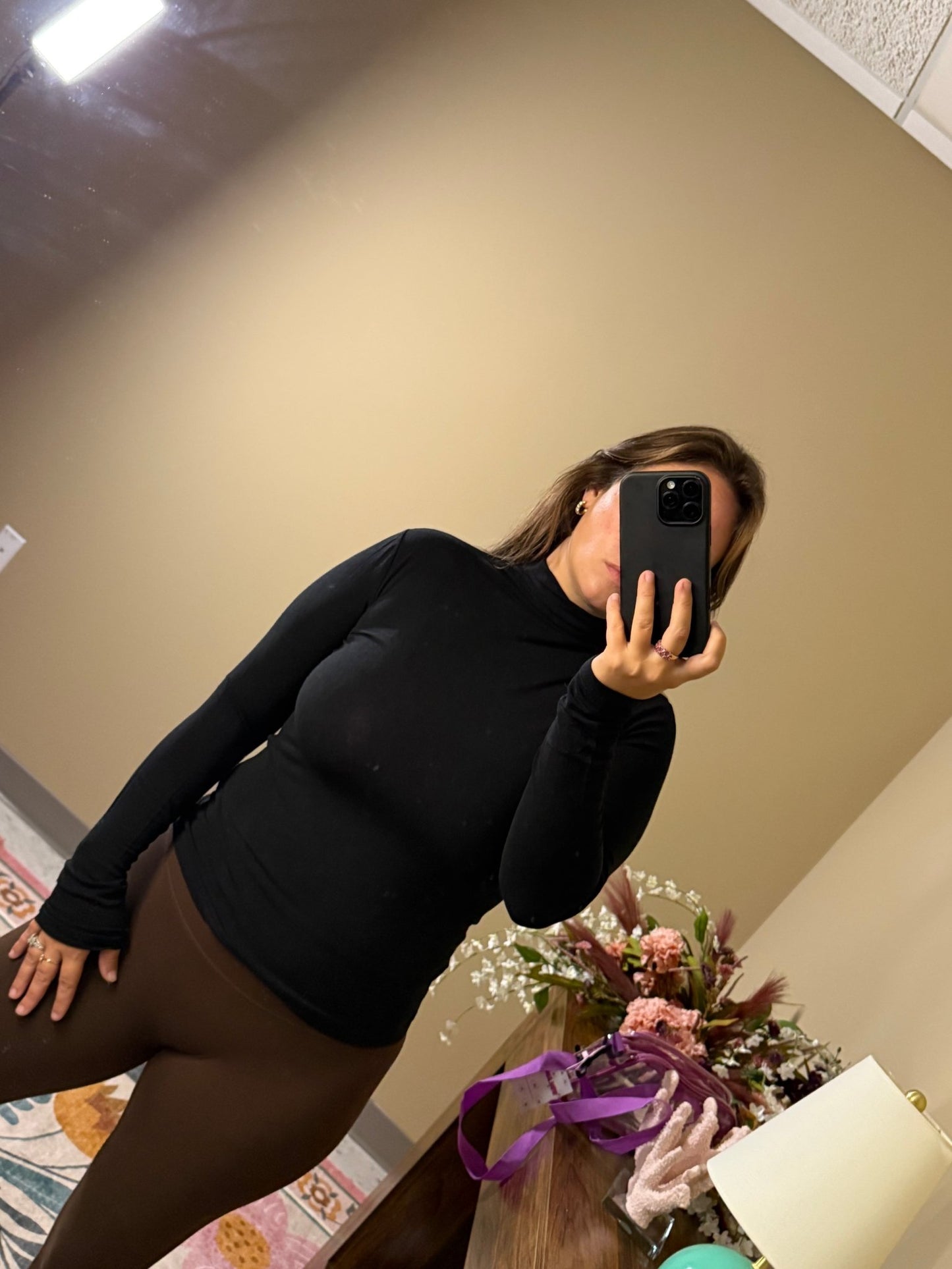Mockneck Long Sleeve Undershirt - Wild Azalea Boutique