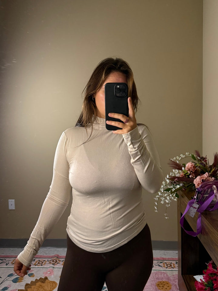 Mockneck Long Sleeve Undershirt - Wild Azalea Boutique