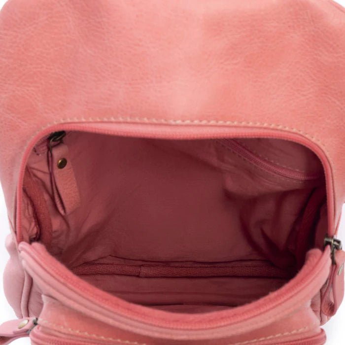 Myra Leather Sling Bag Pink - Wild Azalea Boutique