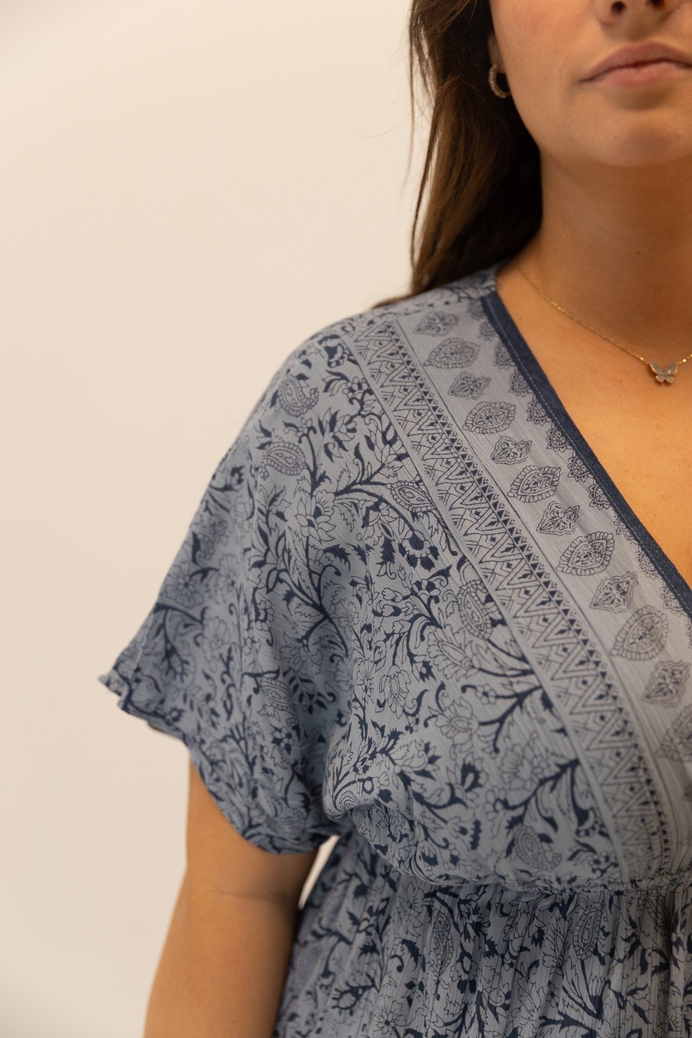 Nostalgia Short Sleeve Boho Dress - Wild Azalea Boutique