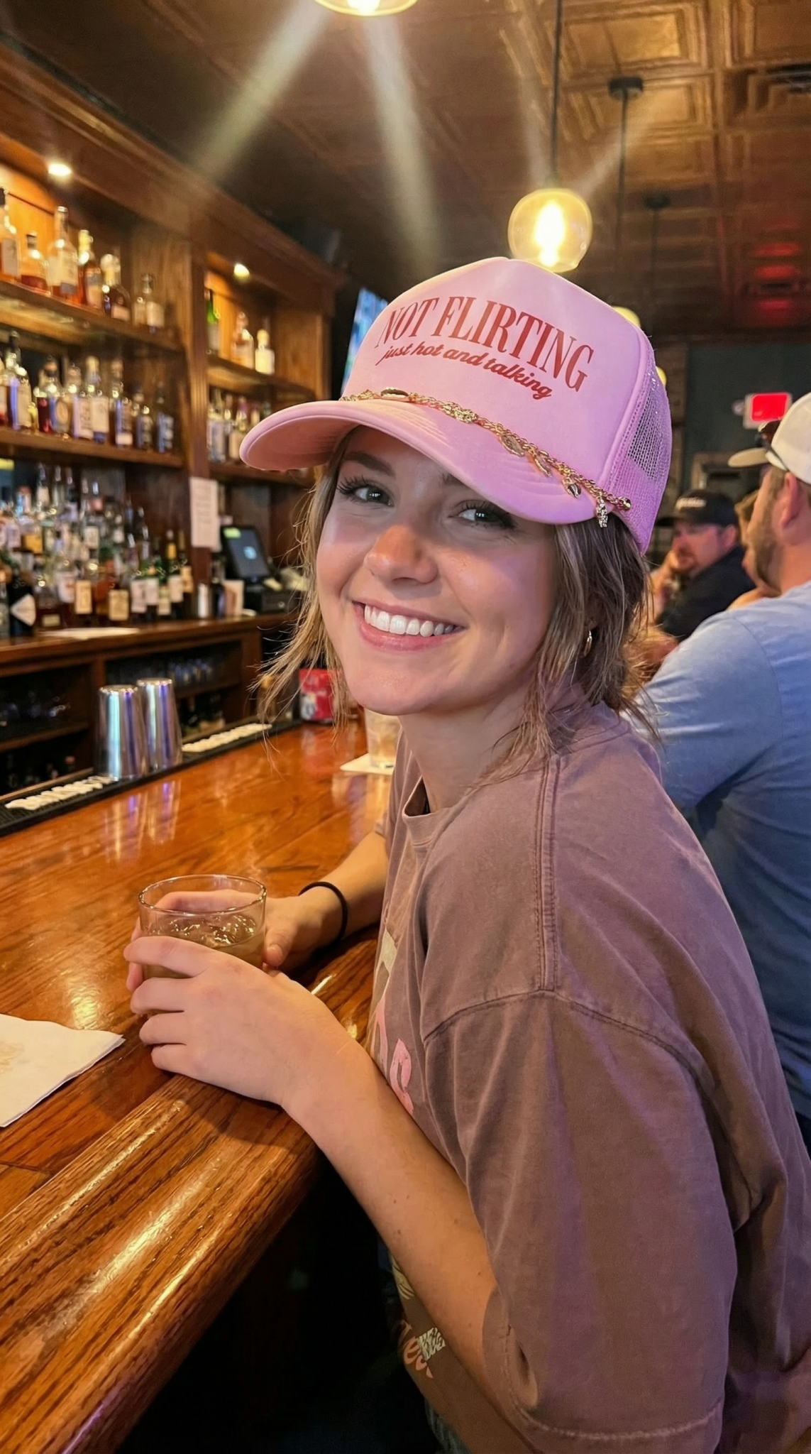 Not Flirting Trucker Hat - Wild Azalea Boutique