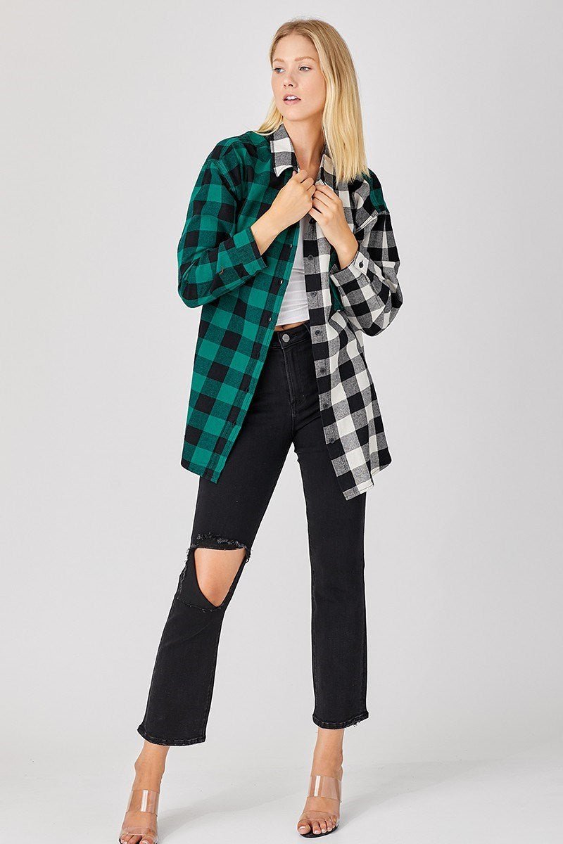 Risen High Rise Straight Leg Ankle Legnth Relaxed Distressed Jeans - Wild Azalea Boutique