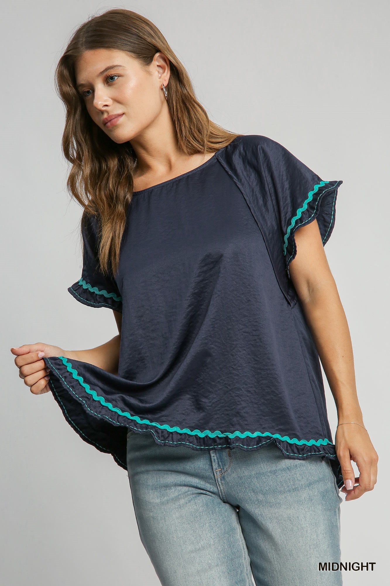 Scoop Neck Top - Wild Azalea Boutique