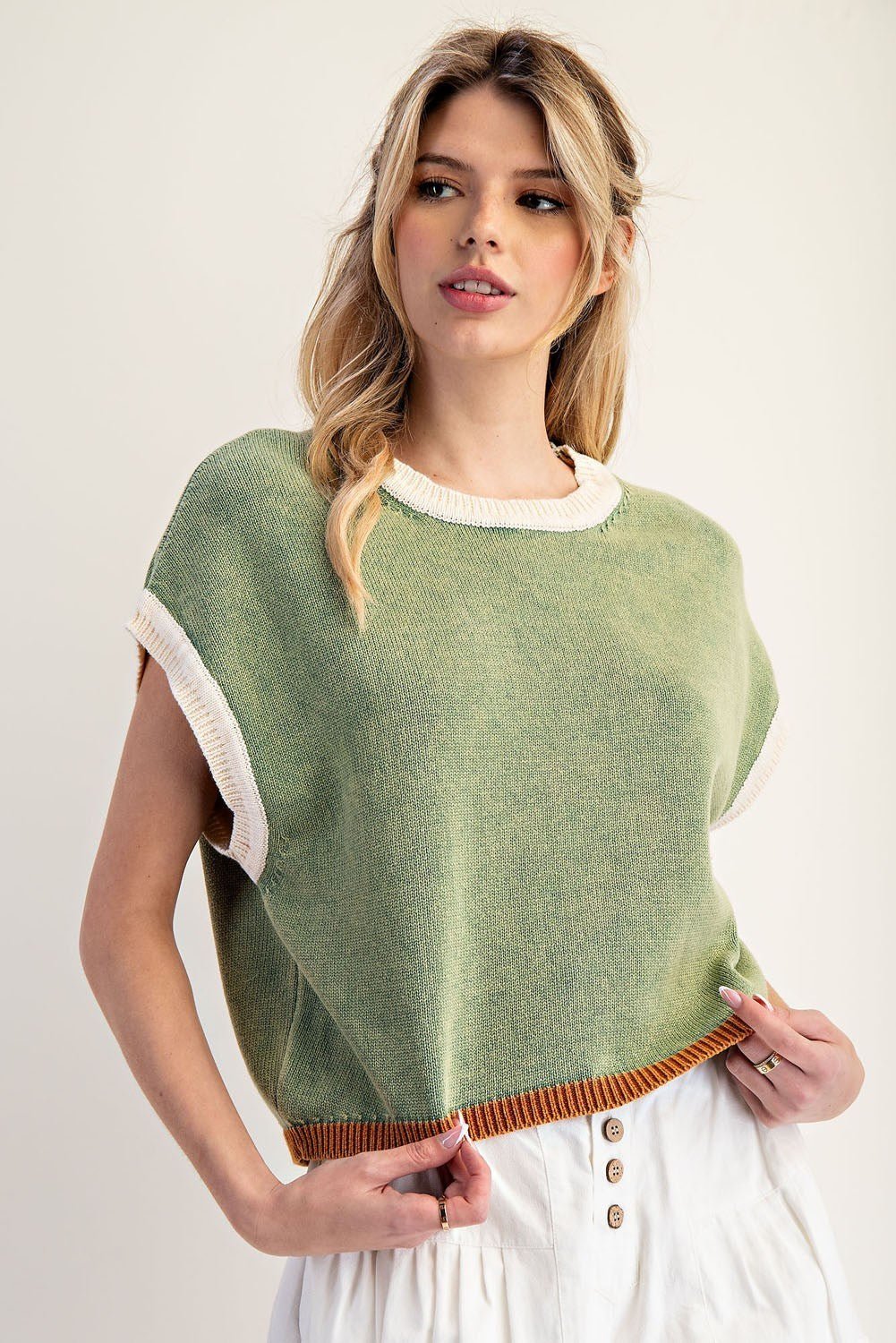 Sleeveless Fall Sweater - Wild Azalea Boutique