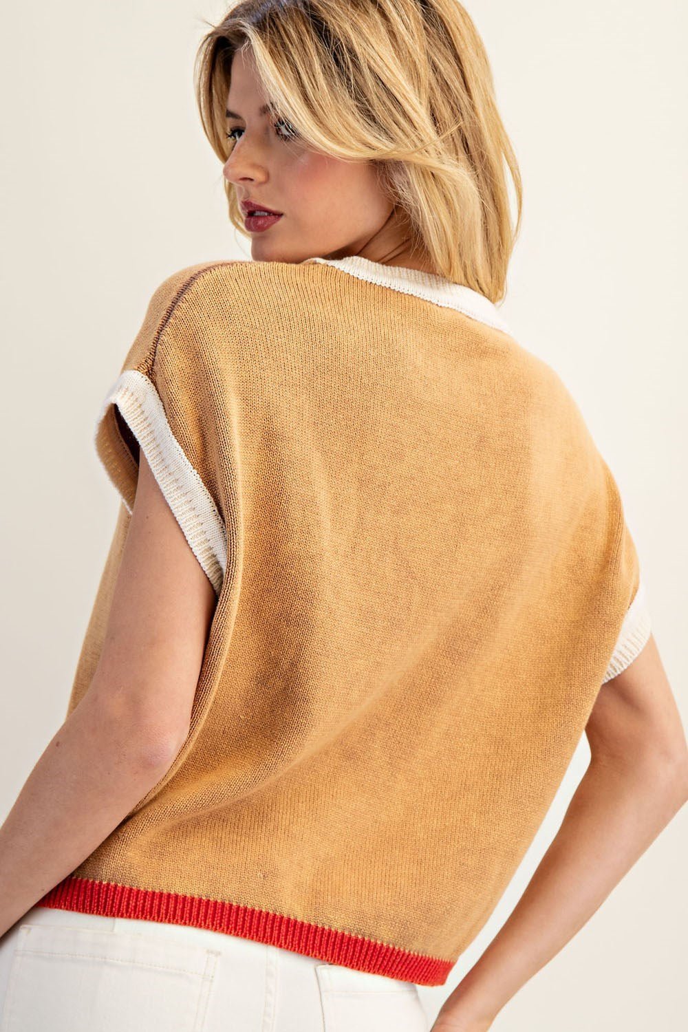 Sleeveless Fall Sweater - Wild Azalea Boutique