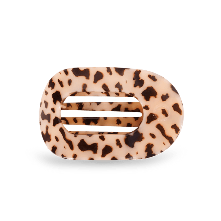 Teleties Blonde Tortoise Flat Round Hair Clip - Wild Azalea Boutique