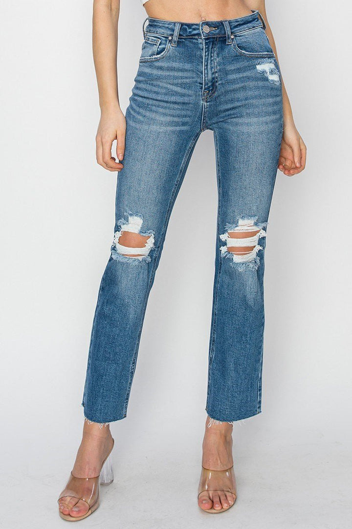The Kendall Risen Jeans - Wild Azalea Boutique