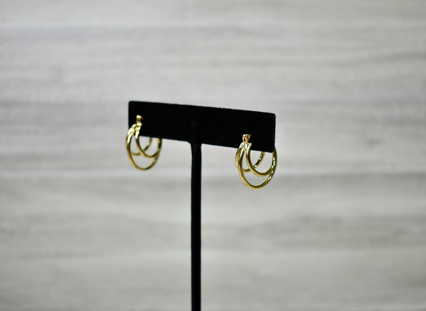 Triple Gold Hoop Earrings - Wild Azalea Boutique