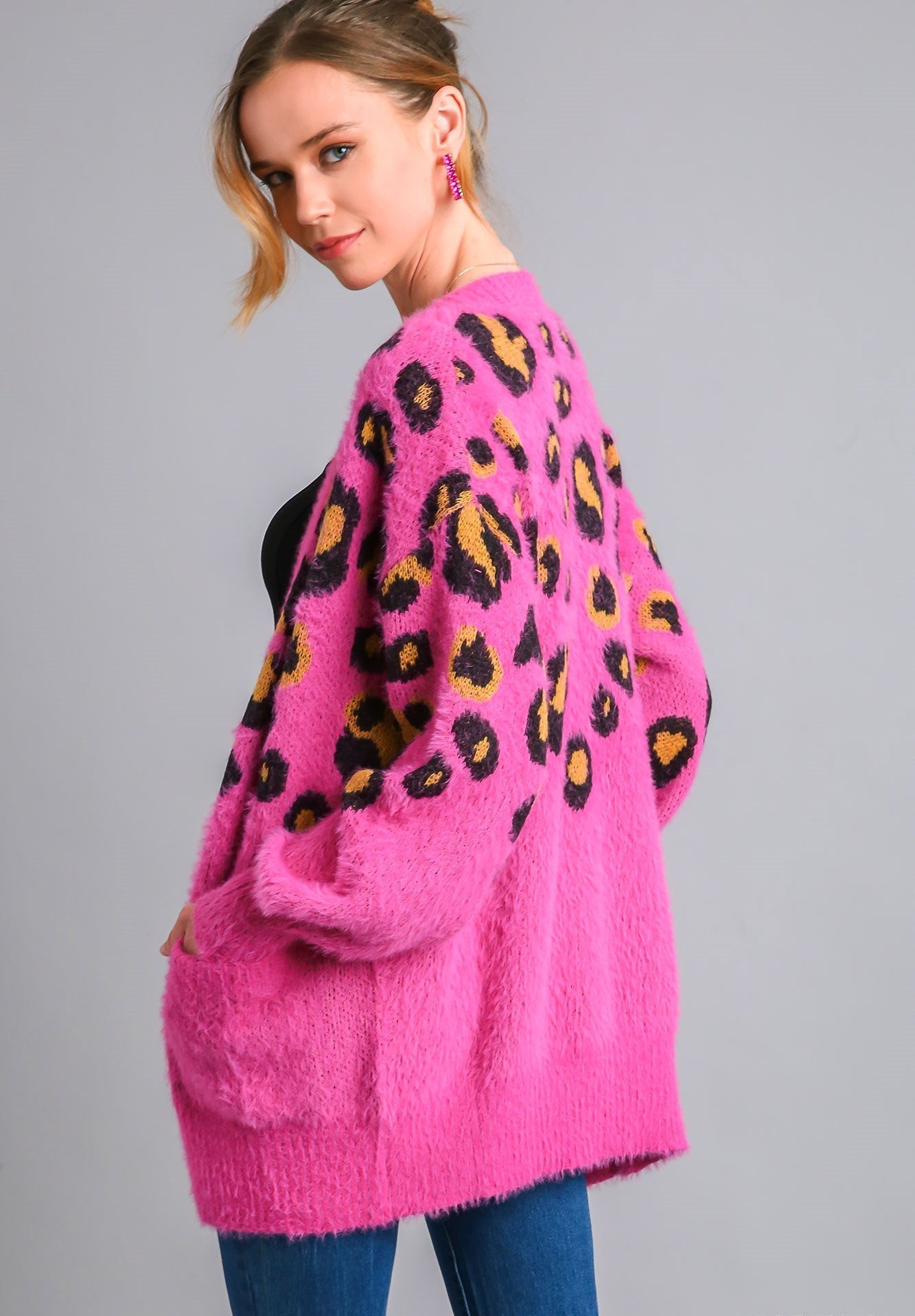 Umgee Cheetah Print Cardigan - Wild Azalea Boutique