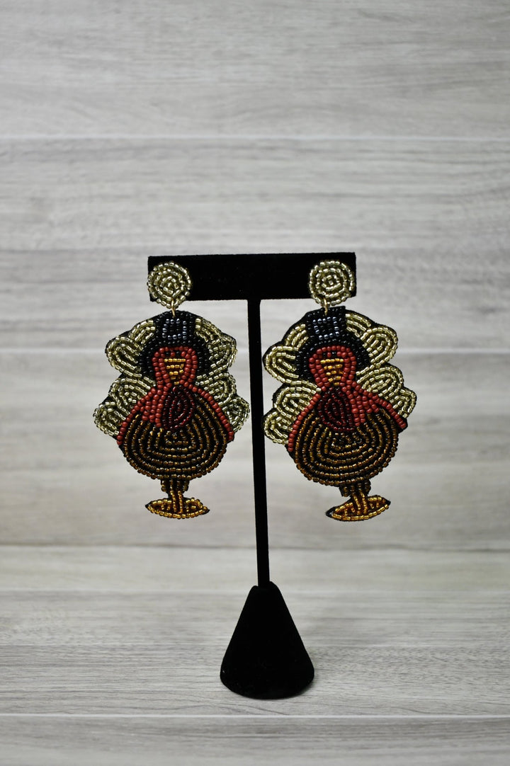 Wild Turkey Earrings - Wild Azalea Boutique