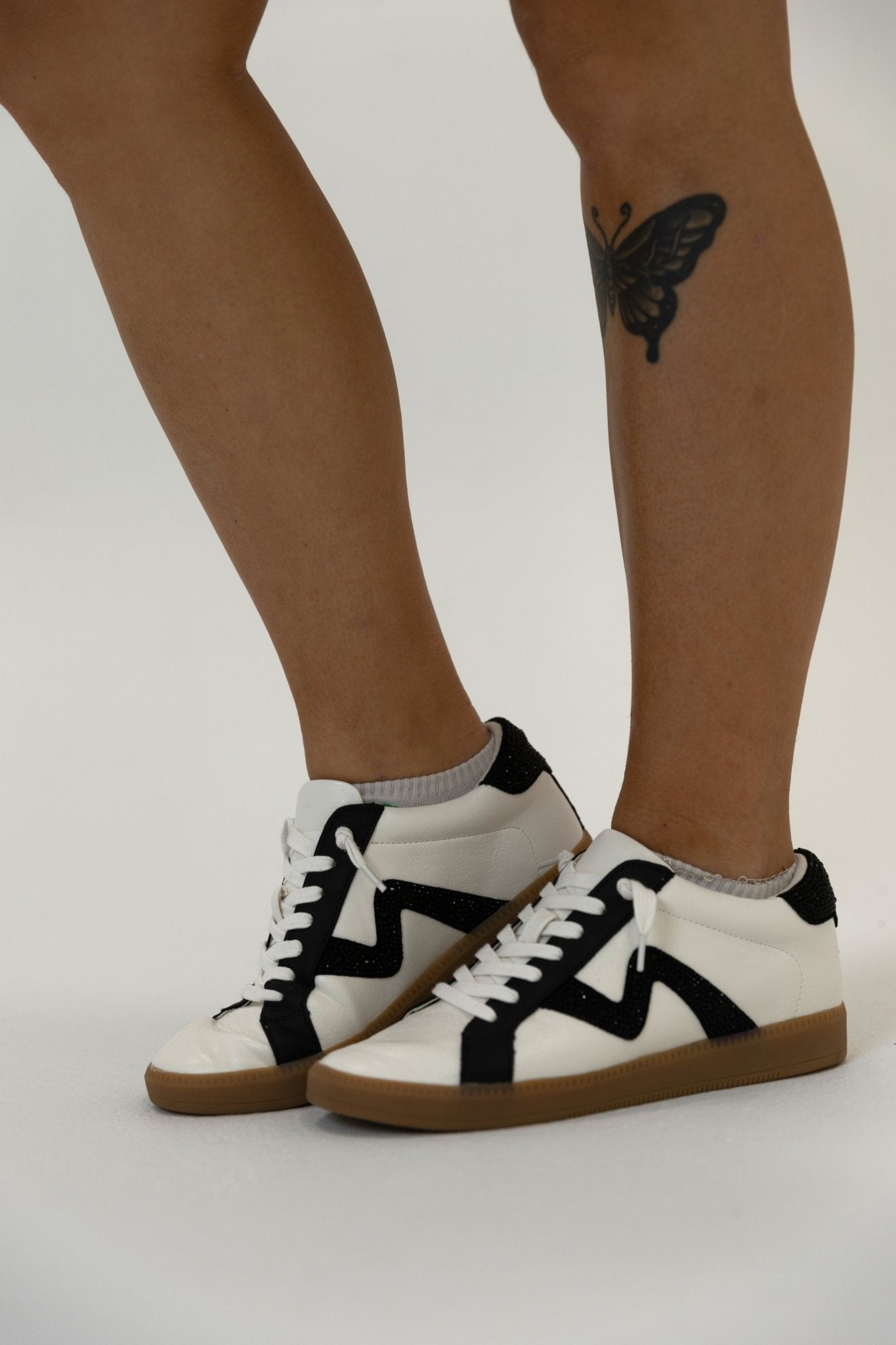 Yellow Box Ziti Crystal Sneaker - Wild Azalea Boutique