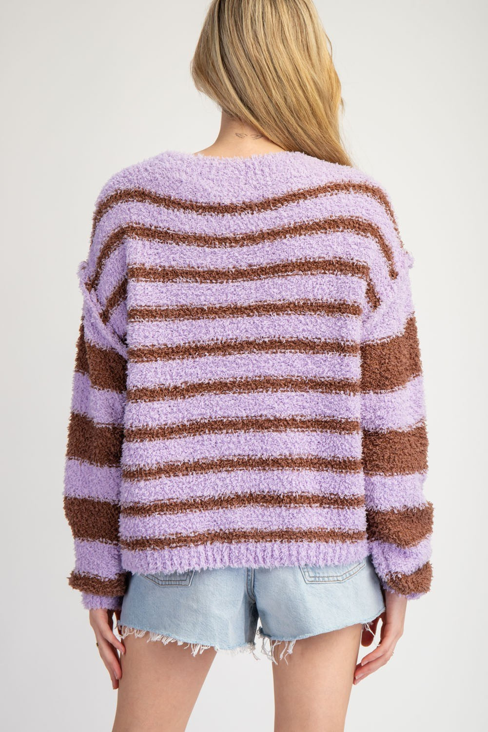 Striped Round Neck Sweater