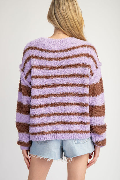 Striped Round Neck Sweater