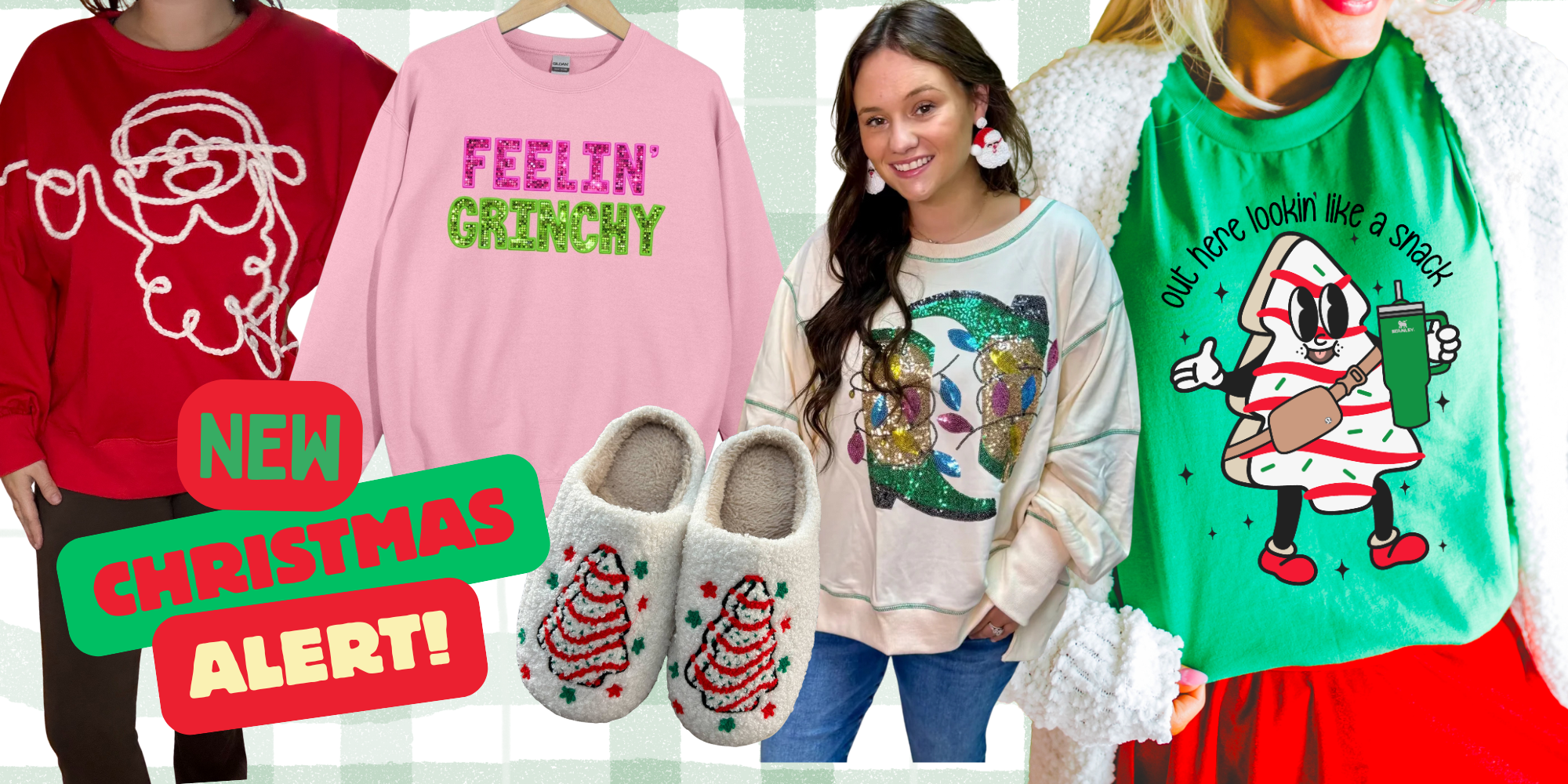 Christmas Collection, Slippers, Sweaters