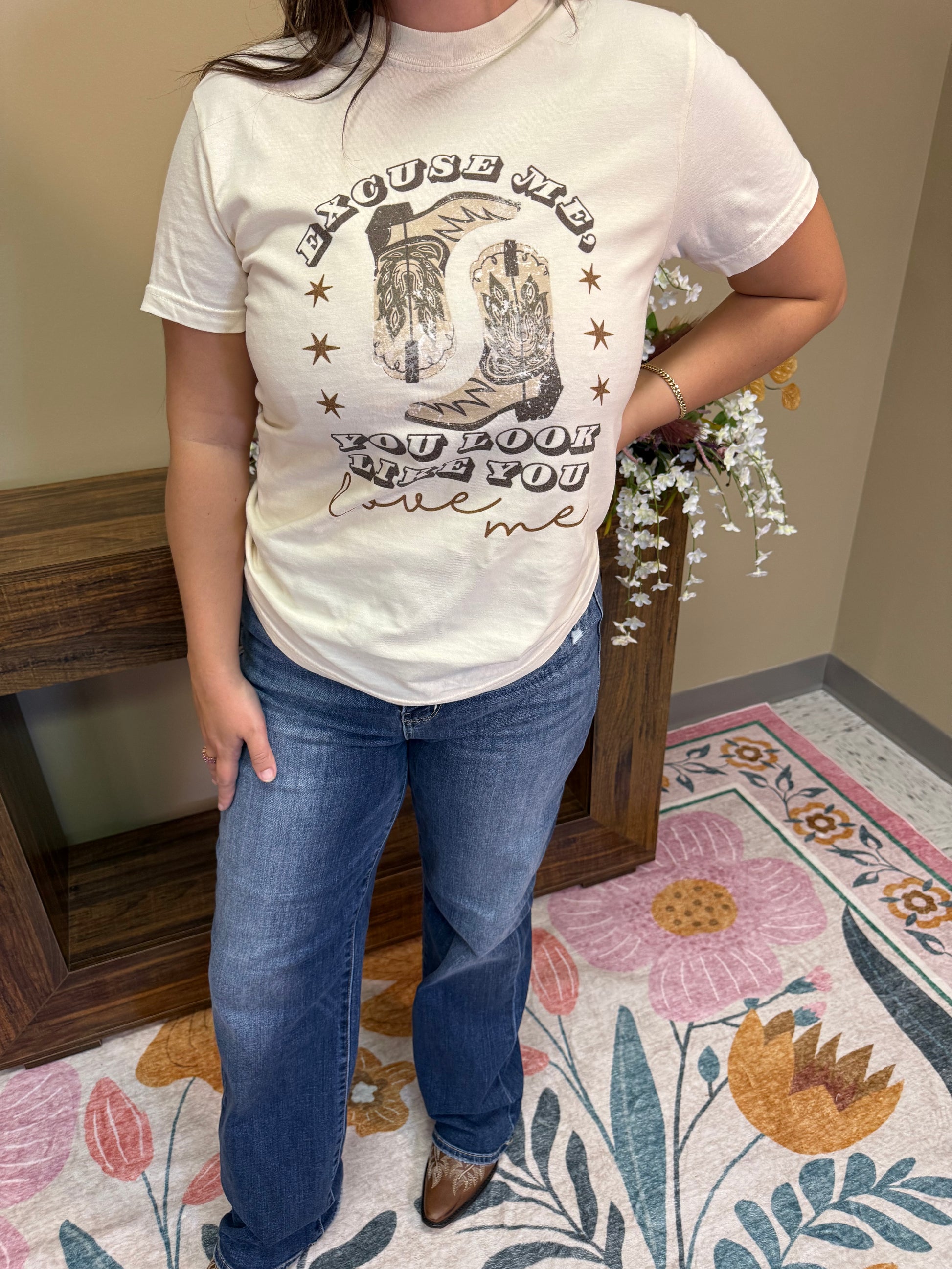 Excuse Me You Look Like You Love Me Graphic Tee