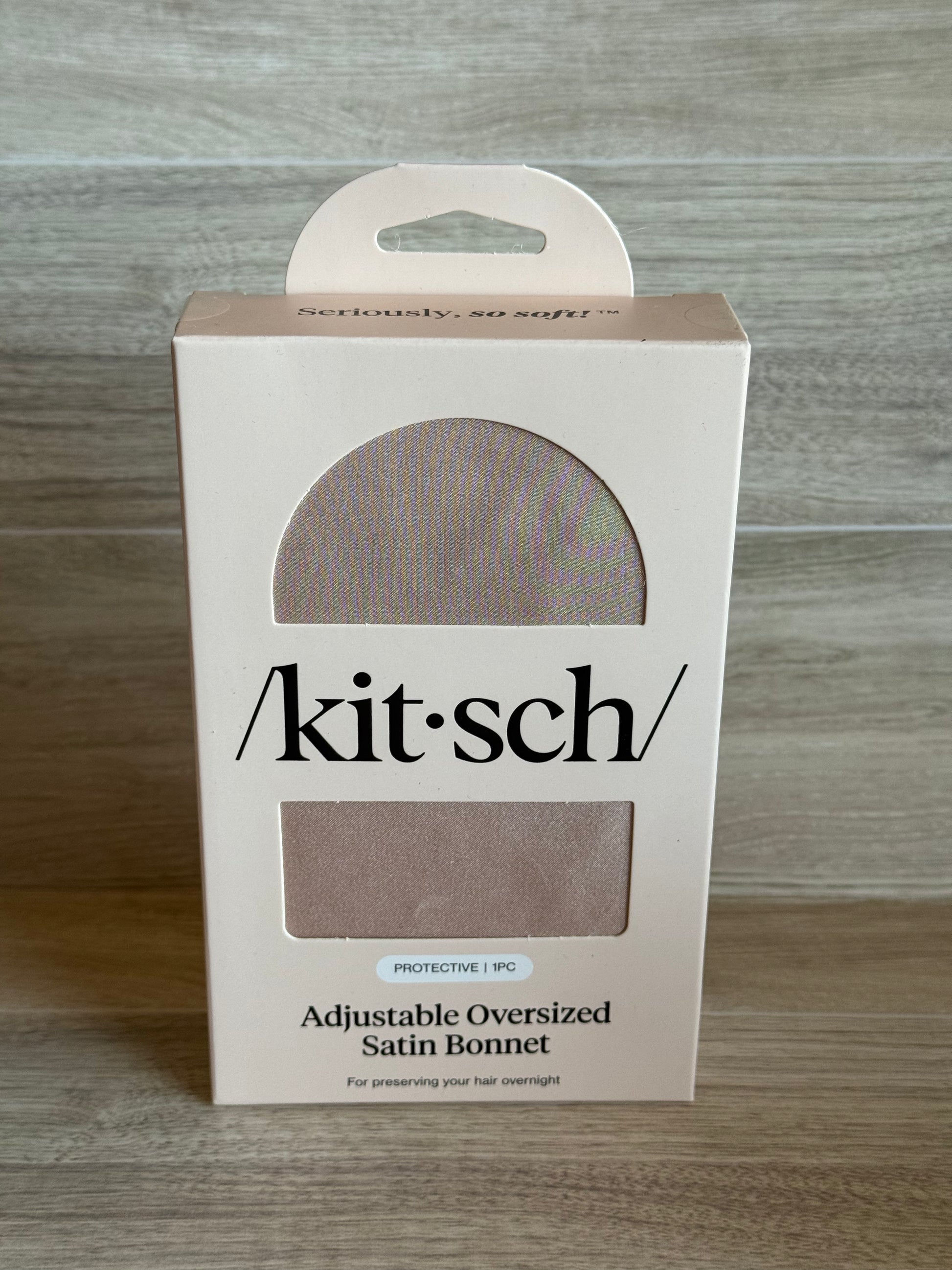 Kitsch Adjustable Oversized Satin Bonnet