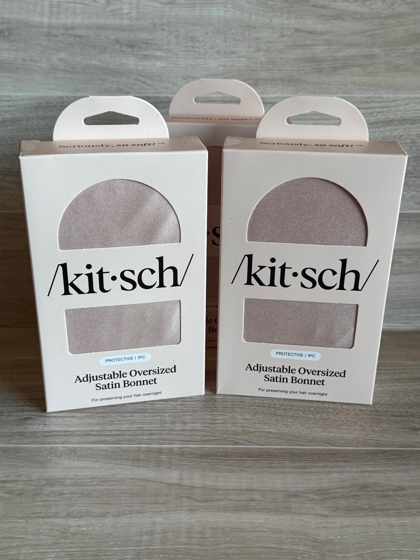 Kitsch Adjustable Oversized Satin Bonnet