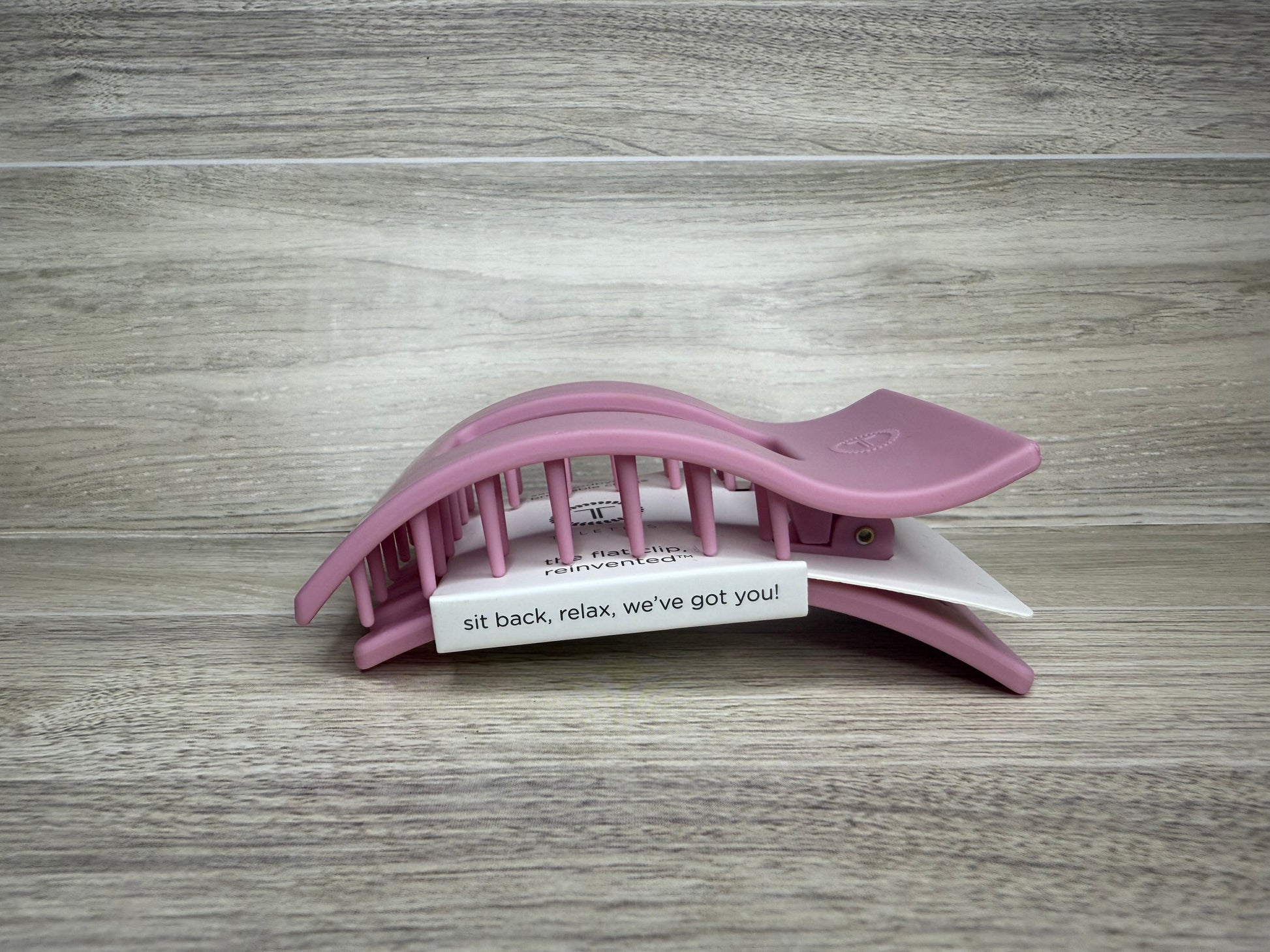 Teletie Flat Rectangle Hair Clip