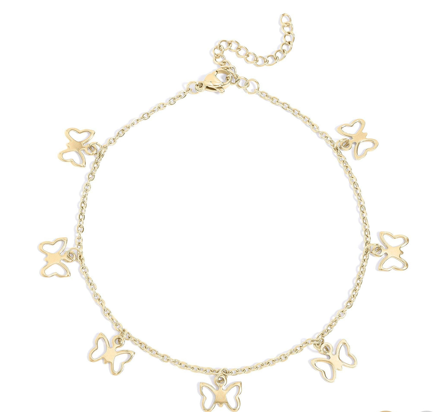 Butterfly Charm Anklet - Wild Azalea Boutique