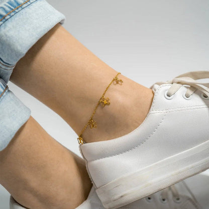 Butterfly Charm Anklet - Wild Azalea Boutique