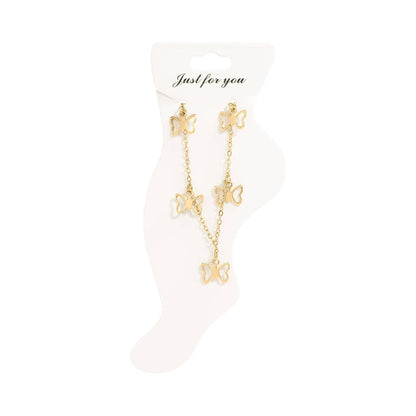 Butterfly Charm Anklet - Wild Azalea Boutique