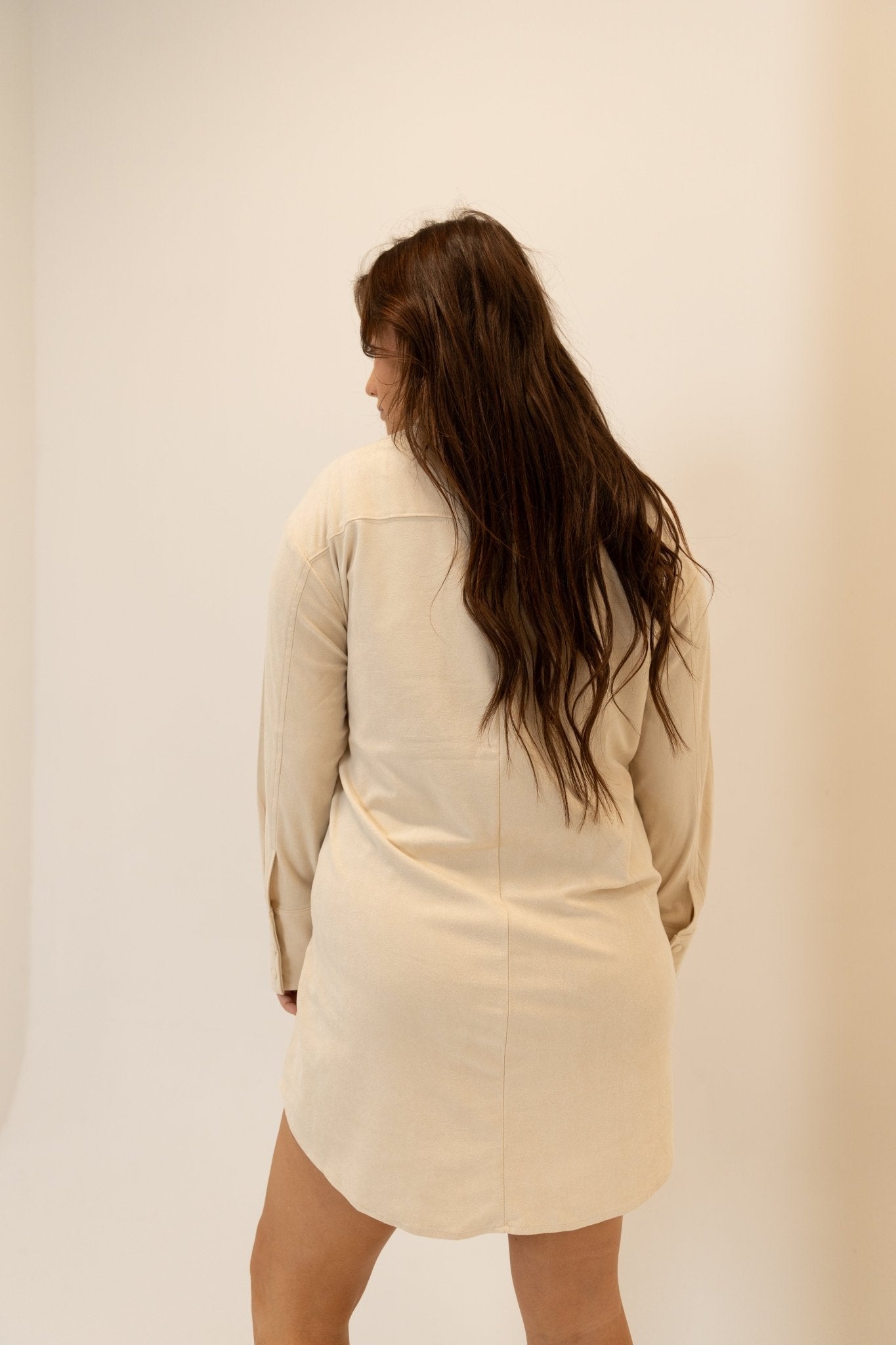 Button - Front Collared Midi Dress - Wild Azalea Boutique