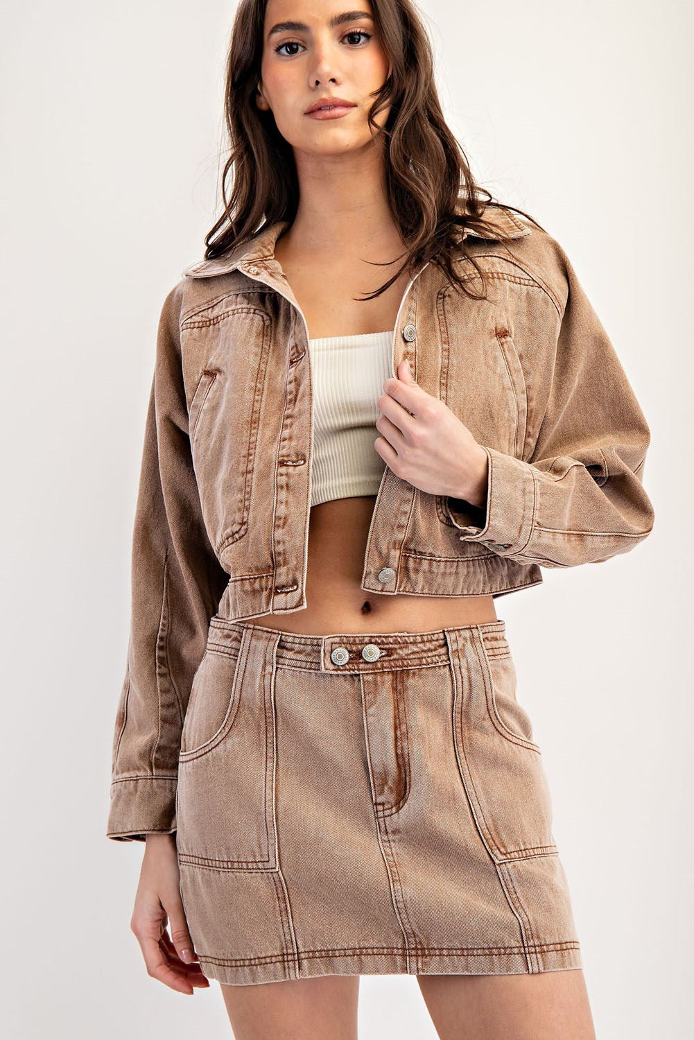 Cargo Mini Skirt - Wild Azalea Boutique