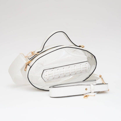 Clear Gameday Football Crossbody Bag - Wild Azalea Boutique