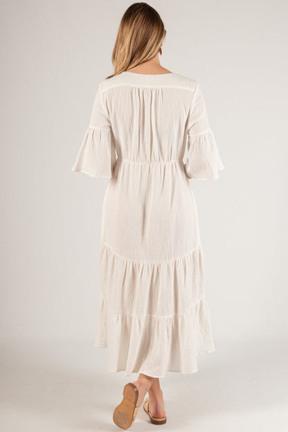 Cotton Maxi Dress - Wild Azalea Boutique