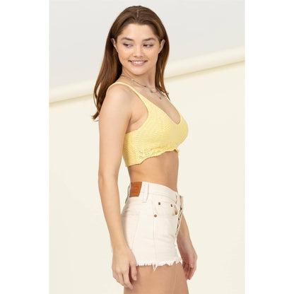 Crochet Knit Bralette - Wild Azalea Boutique