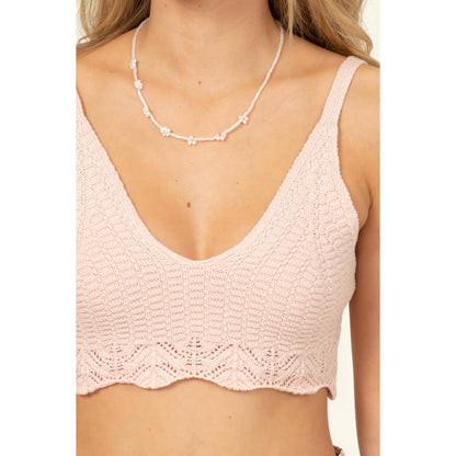 Crochet Knit Bralette - Wild Azalea Boutique