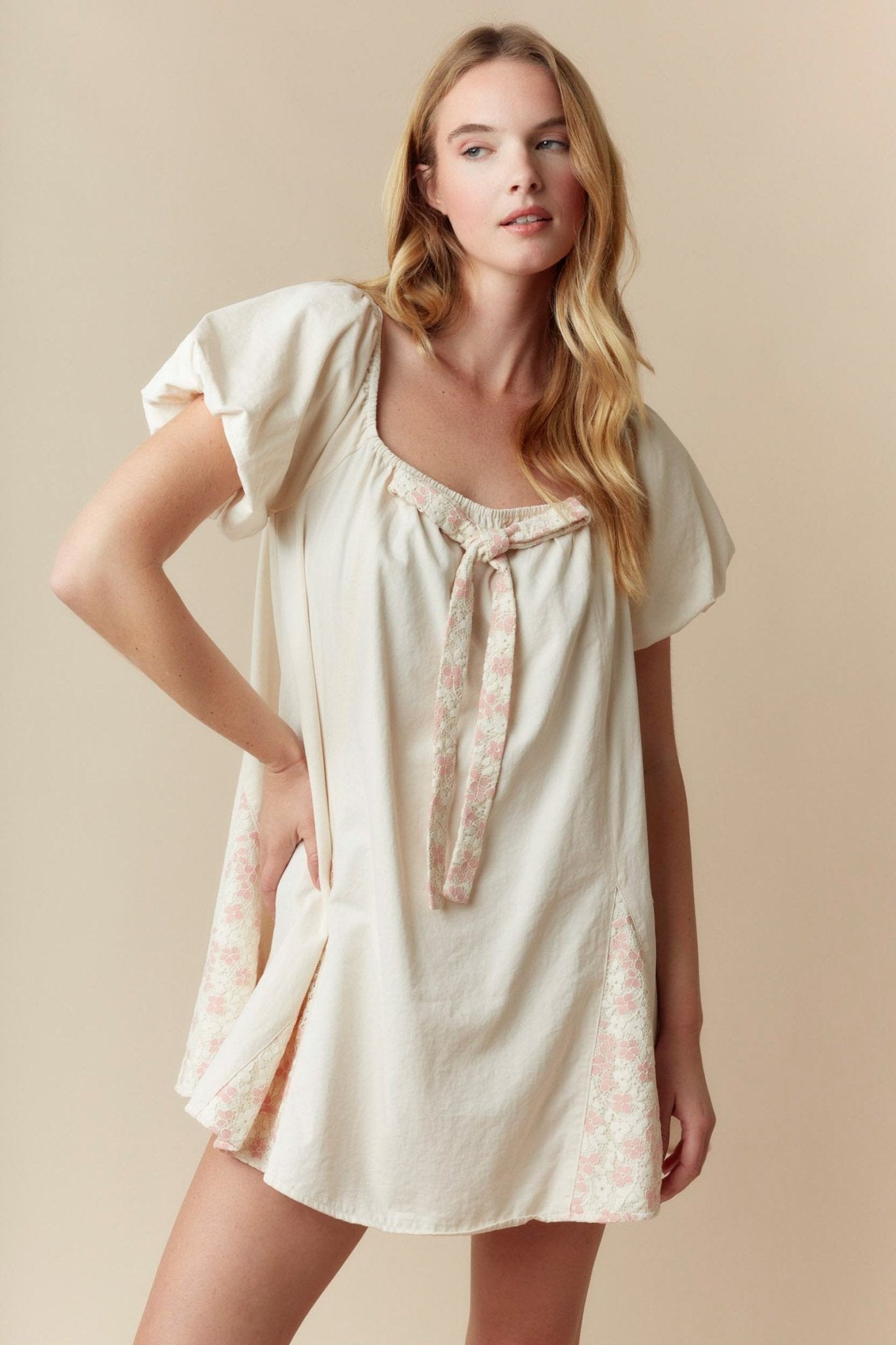 Fantastic Fawn Babydoll Dress - Wild Azalea Boutique