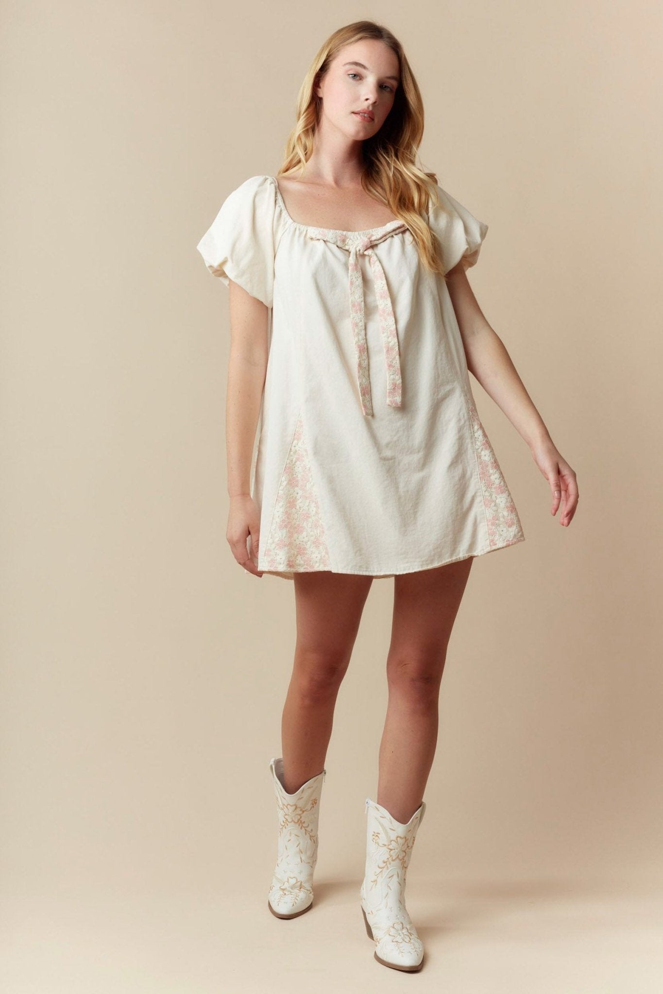 Fantastic Fawn Babydoll Dress - Wild Azalea Boutique