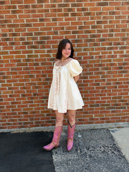 Floral Babydoll Dress - Wild Azalea Boutique