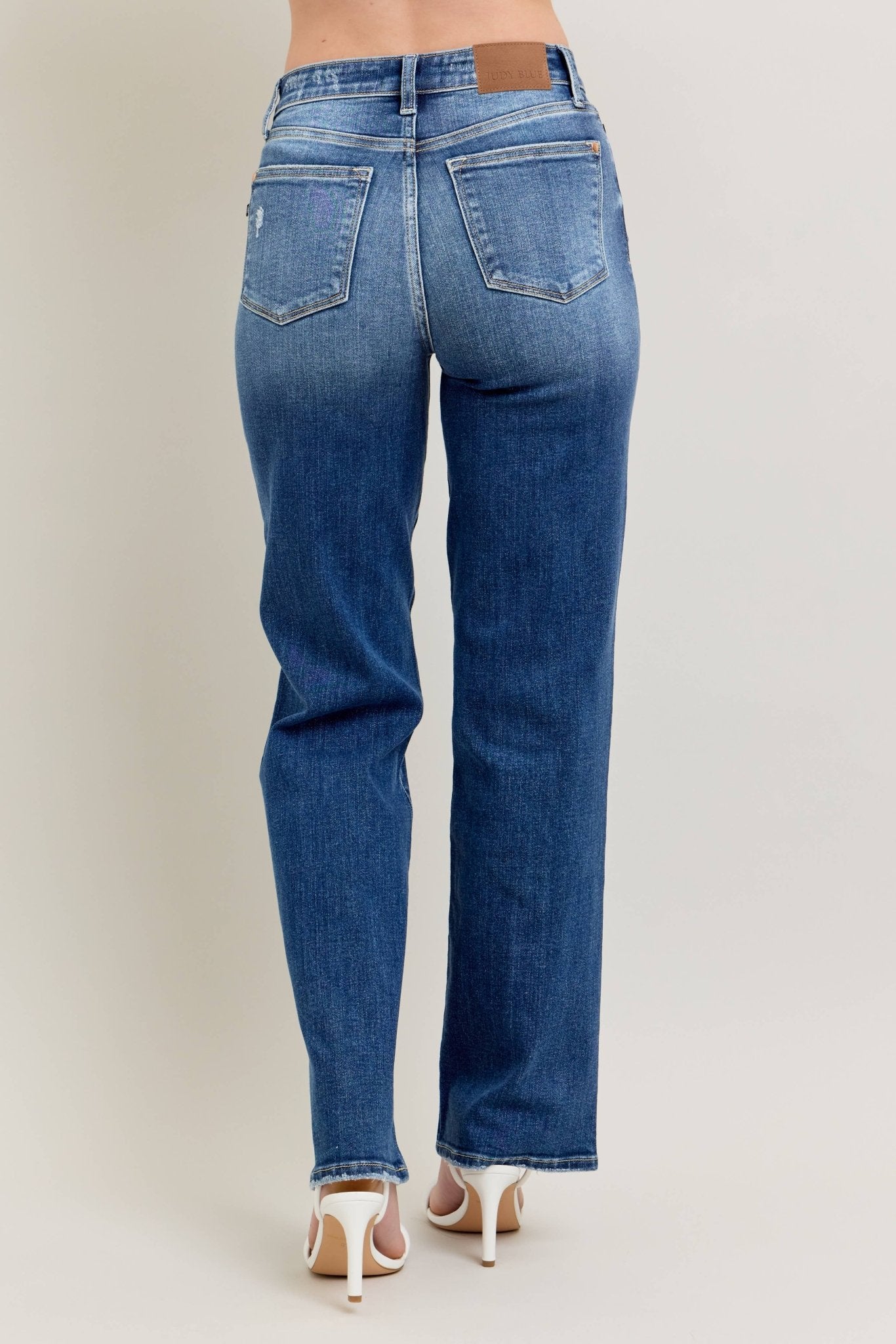Judy Blue High Waisted 90's Straight Leg - Wild Azalea Boutique