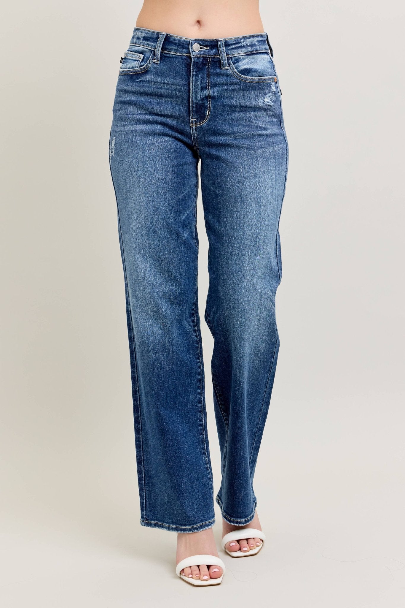 Judy Blue High Waisted 90's Straight Leg - Wild Azalea Boutique