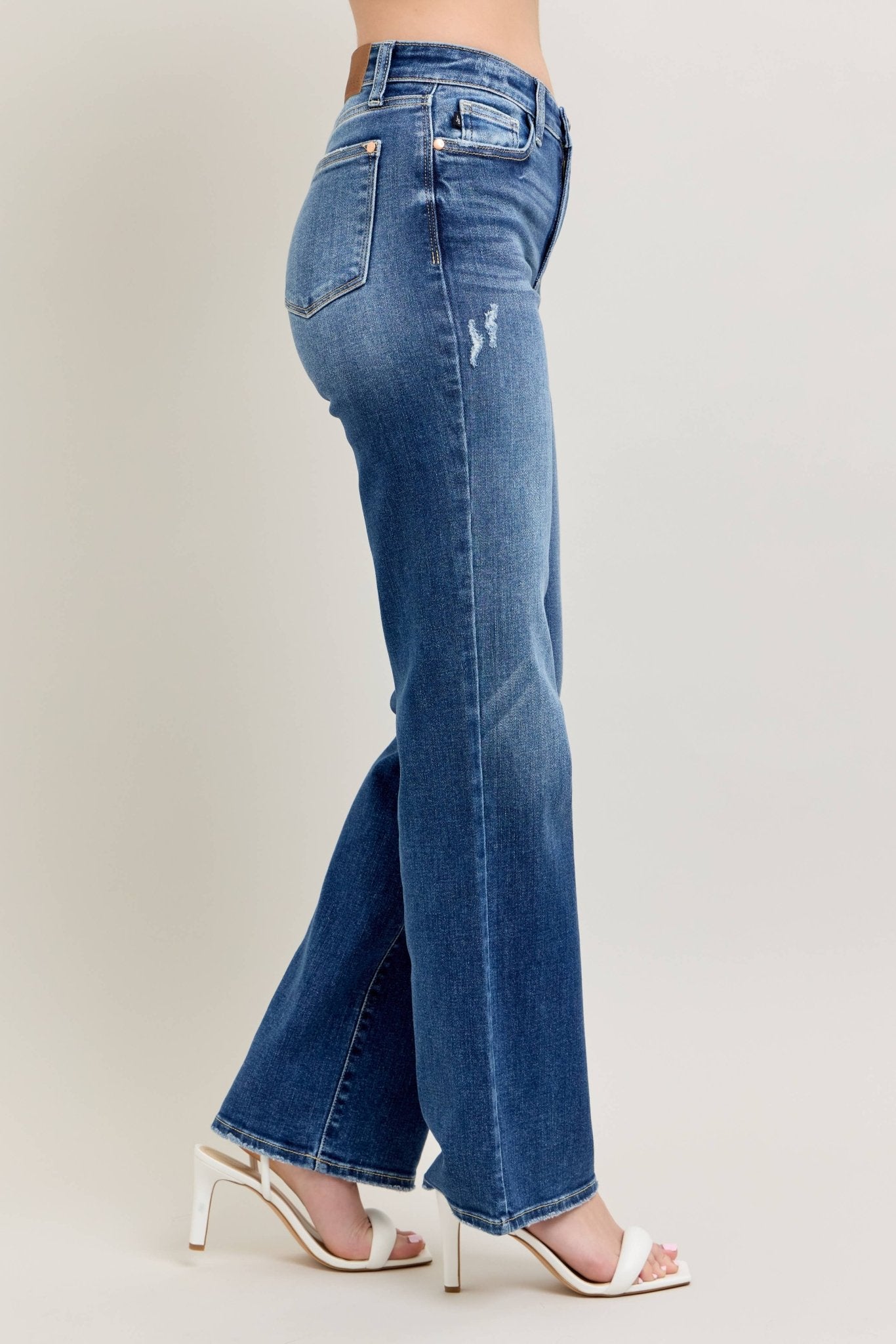 Judy Blue High Waisted 90's Straight Leg - Wild Azalea Boutique