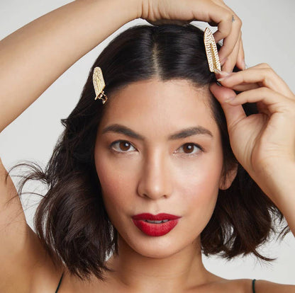 KITSCH Holiday Gift of Glam Creaseless Clips 2pc Set - Rhinestone - Wild Azalea Boutique