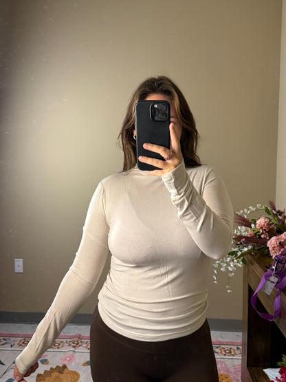 Mockneck Long Sleeve Undershirt - Wild Azalea Boutique