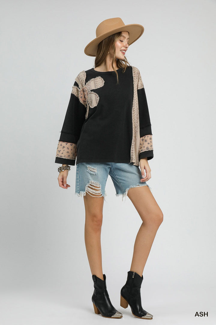 Oversized Pullover T-Shirt - Wild Azalea Boutique