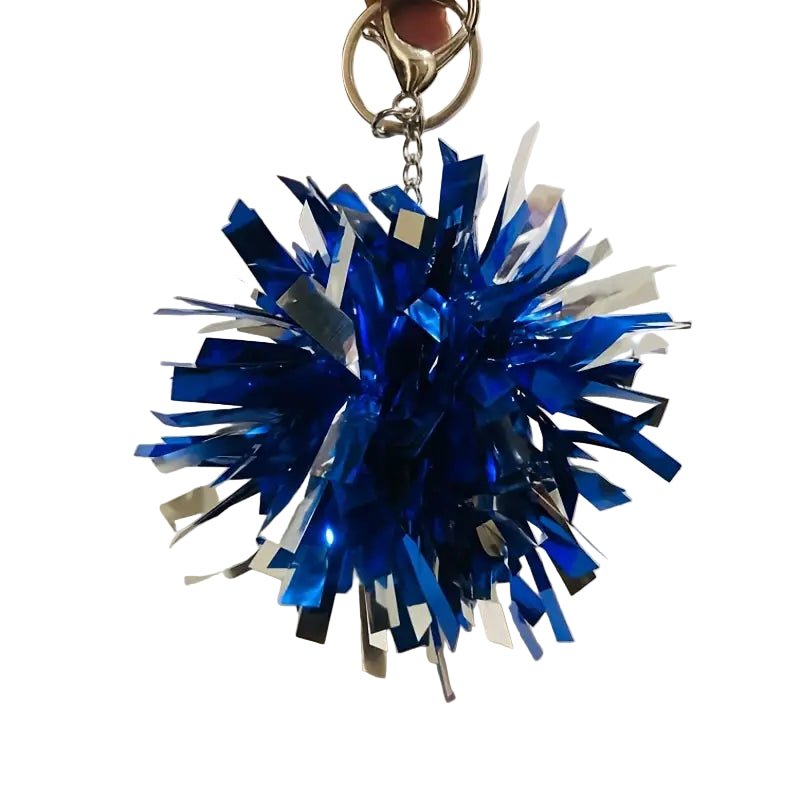 Pom Pom Game Day Keychain - Wild Azalea Boutique